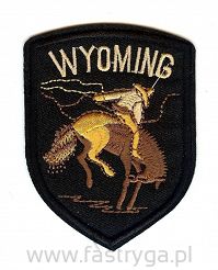 Aplikacja na ubrania Wyoming