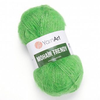 YarnArt Mohair Trendy 137 - zielony
