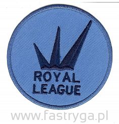Termo naszywka Royal League niebieska
