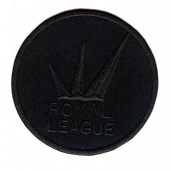Termo naszywka Royal League czarna