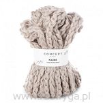 Włóczka z wełny merynosa - beż/popiel- Nube 52 - 2