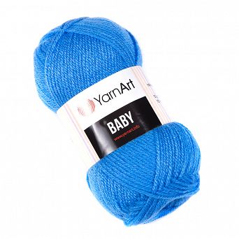 Włóczka akrylowa YarnArt Baby 600 niebieska
