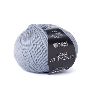 włóczka Lana Attraente kolor 6640 popiel