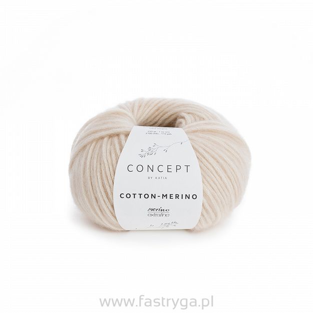 Katia Cotton Merino 101 jasny beż