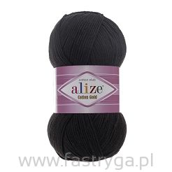 Włóczka Alize Cotton Gold  60 czarny