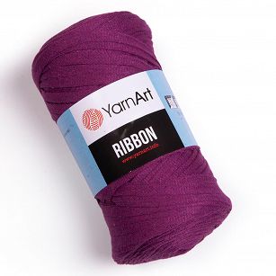 Włóczka tasiemkowa Ribbon kolor 777 fuksja