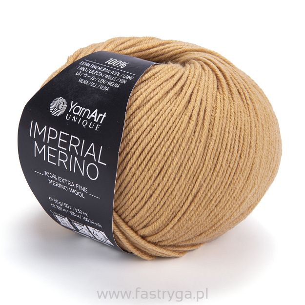 włóczka Imperial Merino kolor 3308 beż karmelowy