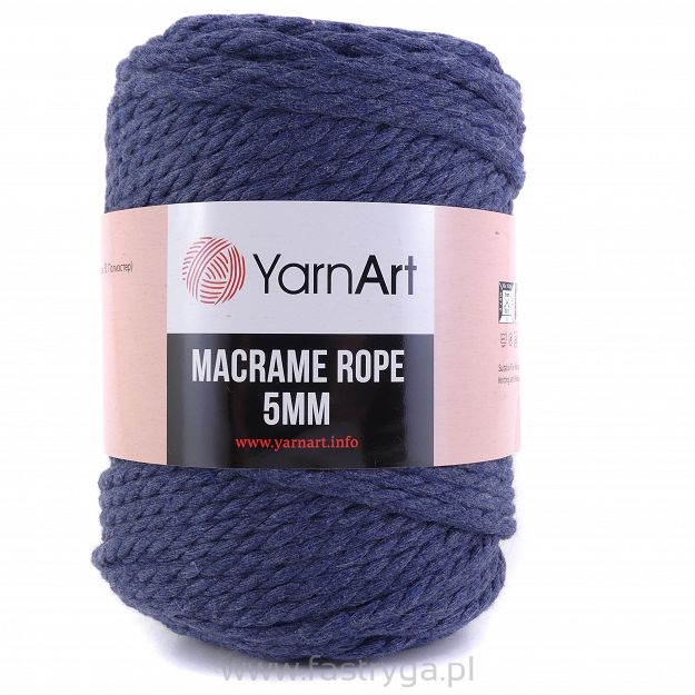 Macrame Rope 5 mm.  761 jeans