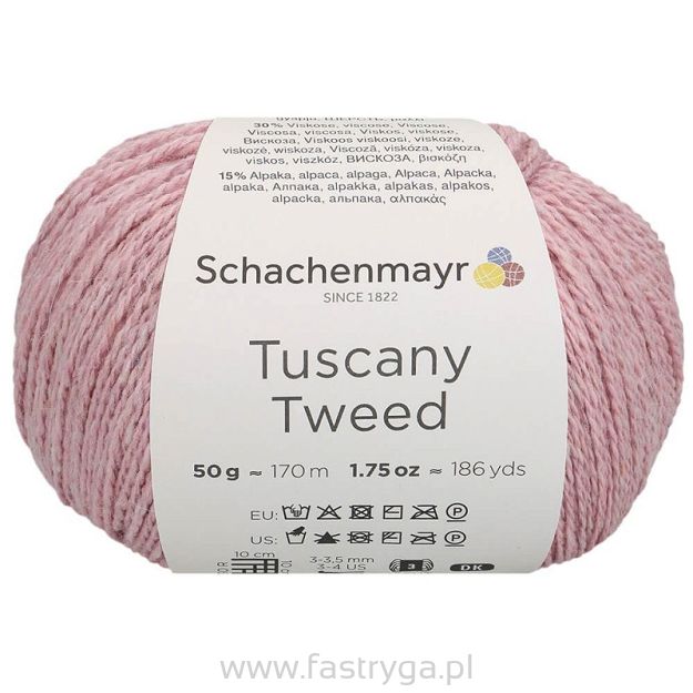 Tuscany Tweed kolor 38 róż pudrowy
