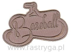 Naprasowanka Baseball brązowa