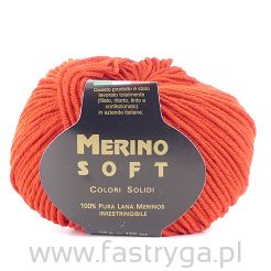 Merino soft   kolor  119 czwrwony