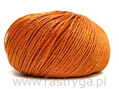 Włóczka Lino 100% kolor 28 rudy / marchweka