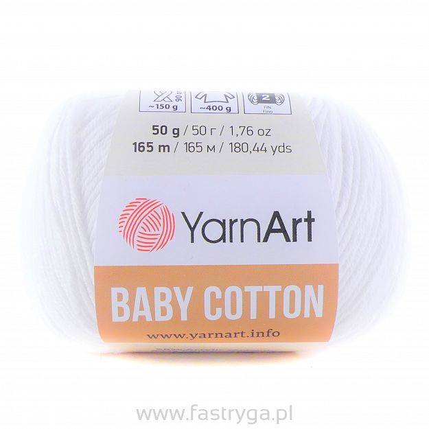 Włóczka Baby Cotton 400 biały