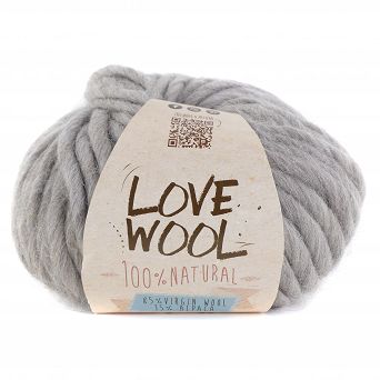  Love Wool kolor 102 popiel