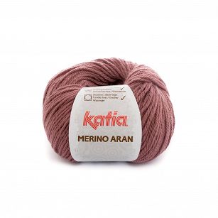 Merino Aran  84 ciemny róż