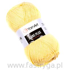 Włóczka  Jeans Plus 88 żółty