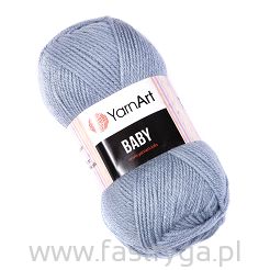 Włóczka akrylowa YarnArt Baby 3072 popiel gołębi