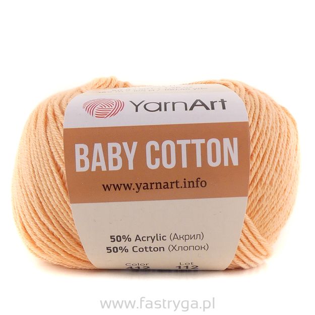 Włóczka Baby Cotton 412 łosoś