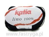 Włóczka Lino 100% kolor 21 czarny - 2