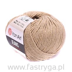 Włóczka Jeans 48 beżowy lniany