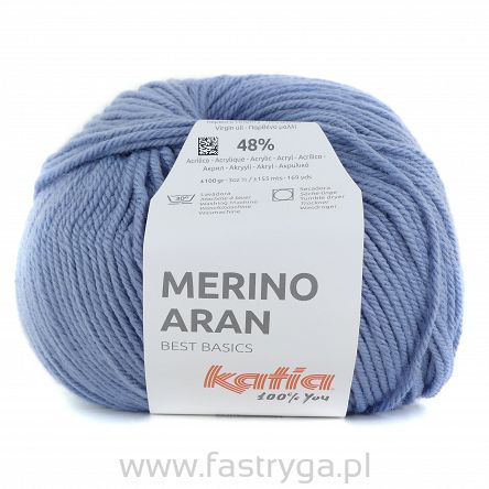 Merino Aran  59 niebieski