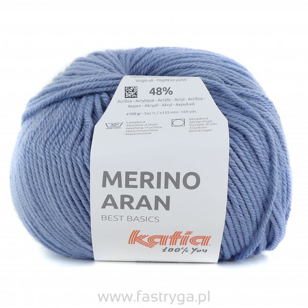 Merino Aran  59 niebieski