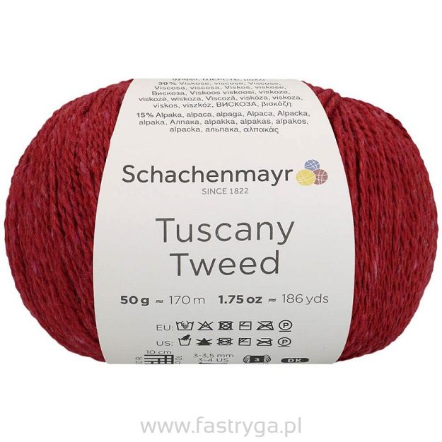 Tuscany Tweed kolor 36 czerwony