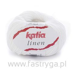 Włóczka Linen kolor 1 biały