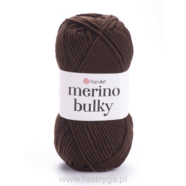 Włóczka YarnArt Merino Bulky 3067 - brąz