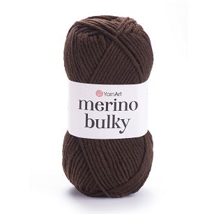Włóczka YarnArt Merino Bulky 3067 - brąz