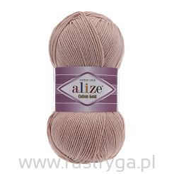 Włóczka Alize Cotton Gold 161 pudrowy róż