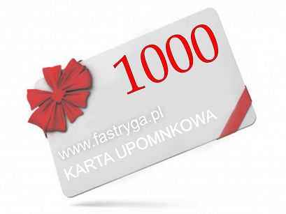 Karta upominkowa o wartości 1000 zł.