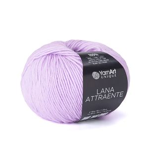 włóczka Lana Attraente kolor 6633 wrzos