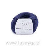 Włóczka Cotton Cashmere 62 granat - 2