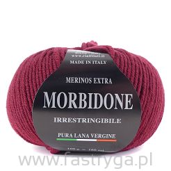 Włóczka Morbidone  16 bordo