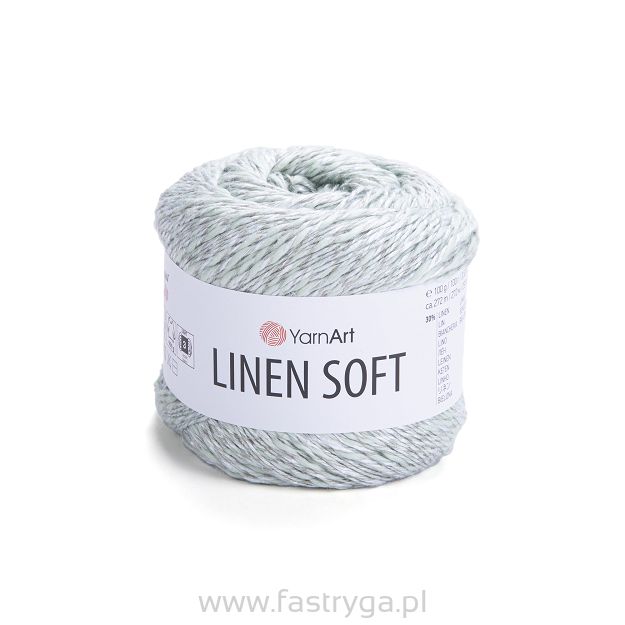 Włóczka Yarnart Linen Soft 7312 mięta/pistacja