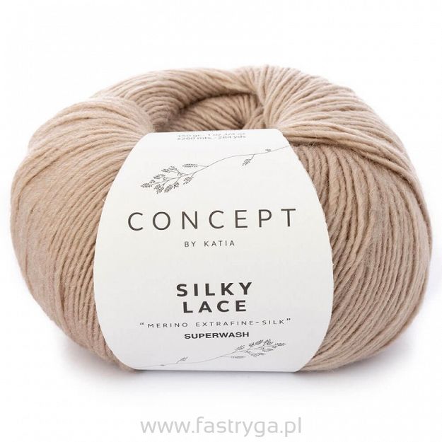 Włóczka Silky Lace kolor 151 beż