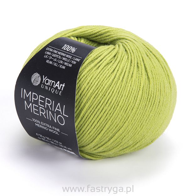 włóczka Imperial Merino kolor 3331 limonka