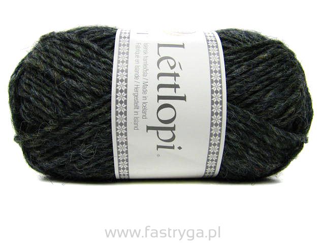 Lettlopi 1415  zielono-popielaty ciemny