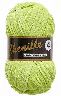 Chenille 4  kolor 071 limonka