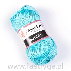 Włóczka 100% bawełny Begonia kolor 5353 turkus