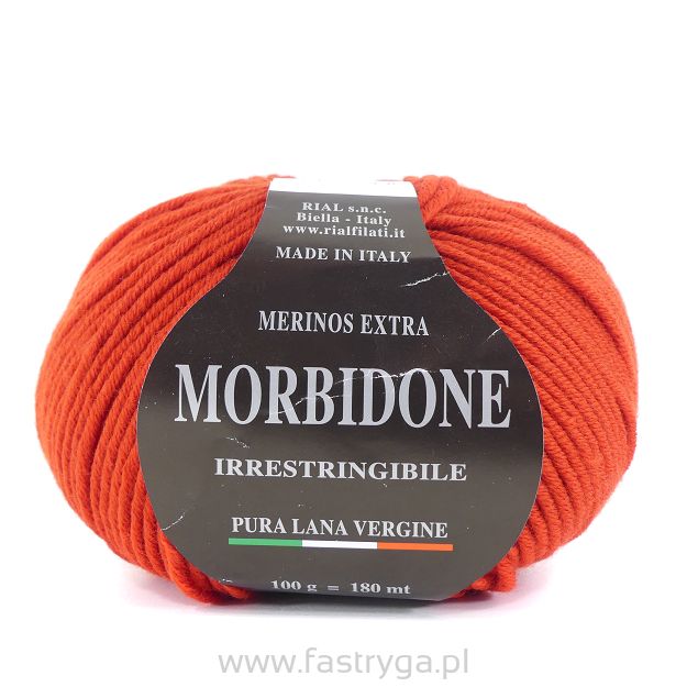 Włóczka Morbidone 119 czerwony