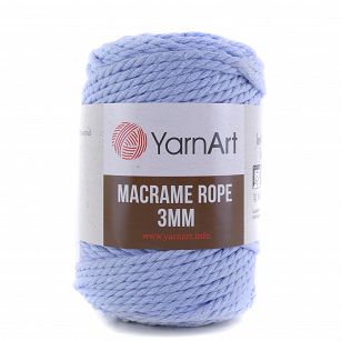 Macrame Rope 3 mm.  760 błękit