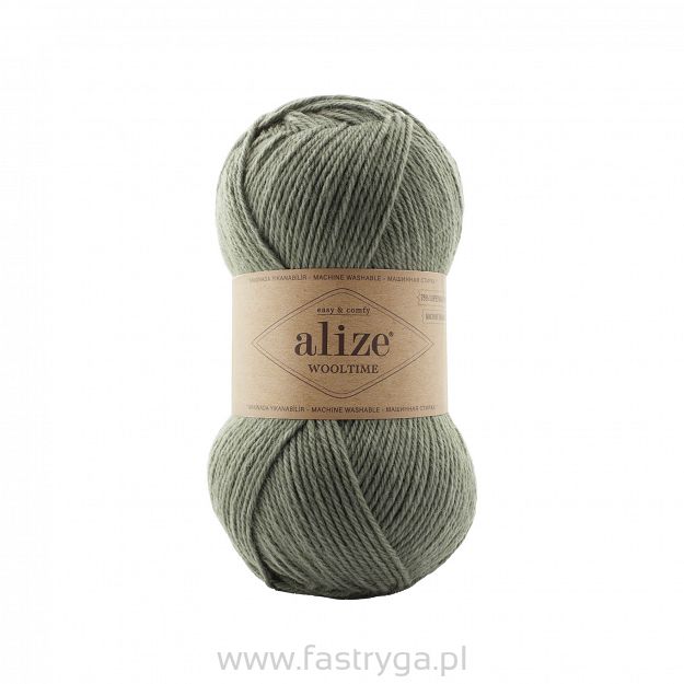 włóczka Wooltime kolor 274 mięta 75% wełny