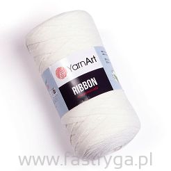 Włóczka tasiemkowa Ribbon kolor 752 krem