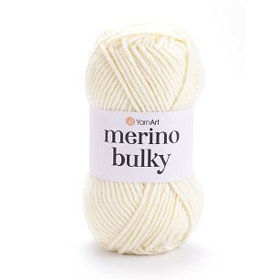 Włóczka YarnArt Merino Bulky 502 - jasny krem