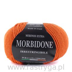Włóczka Morbidone   401 marchewkowy