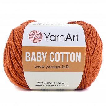 Włóczka Baby Cotton 429 rudy