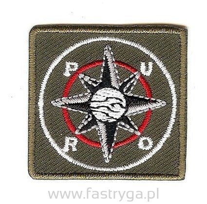 Naszywka na ubrania Kompas