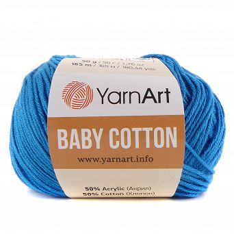 Włóczka Baby Cotton 458 niebieski